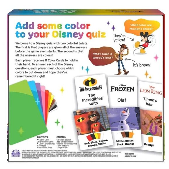 Disney Color Brain Disney Board Game - Picture 9 of 11